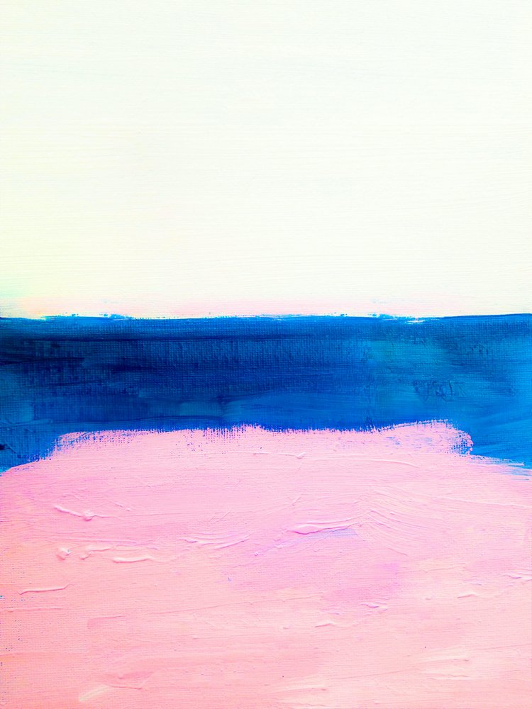 Horizon bleu-rose pâle - Ejaaz Haniff