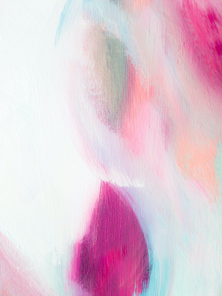 Abstraction aux pastels tendres - Ejaaz Haniff