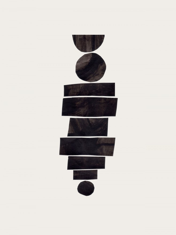 Formes abstraites superposées - Ejaaz Haniff