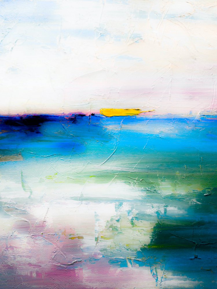 Un horizon océanique éclatant - Ejaaz Haniff