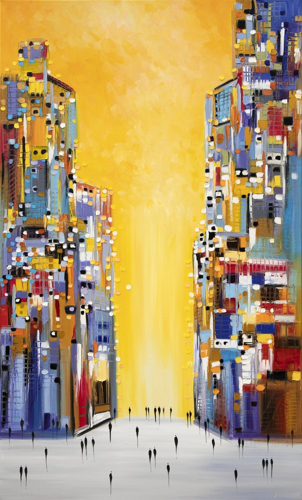 Rue urbaine abstraite - Ekaterina Ermilkina