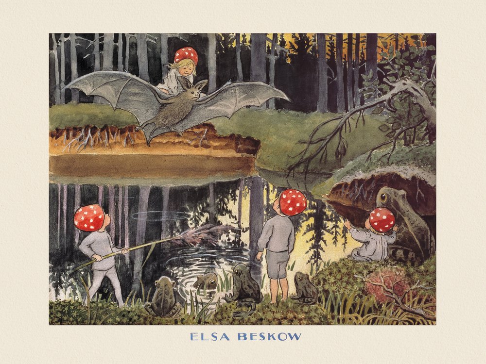 Les enfants du Père Noël - Boarder la chauve-souris - Elsa Beskow