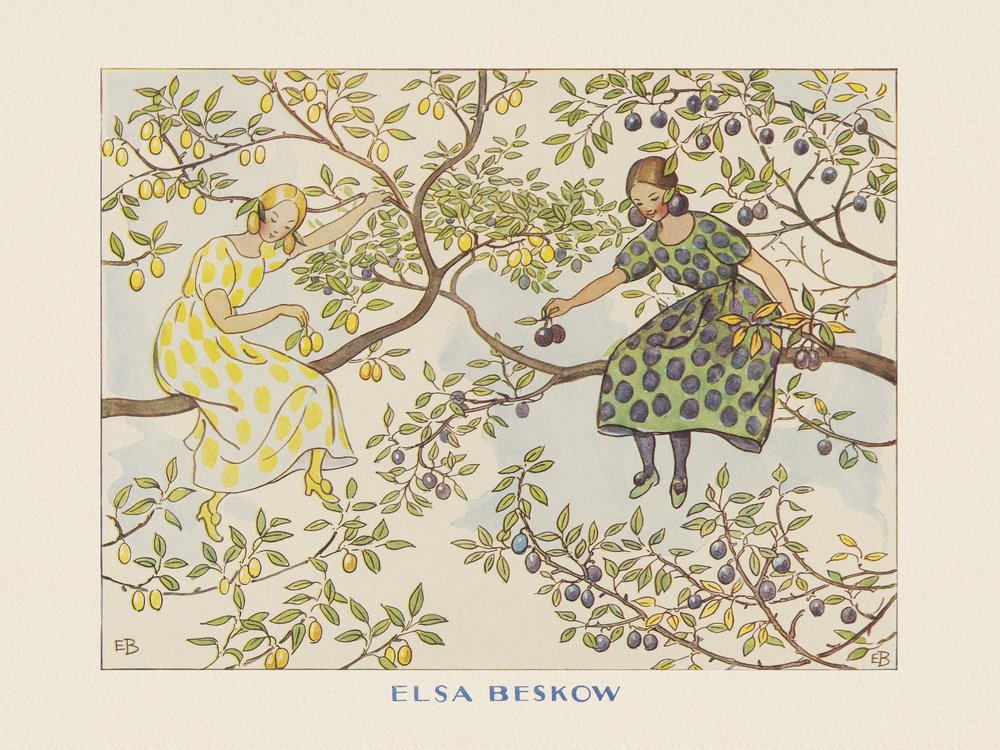 Les enfants du Père Noël  - Les demoiselles Plommon Boarder - Elsa Beskow
