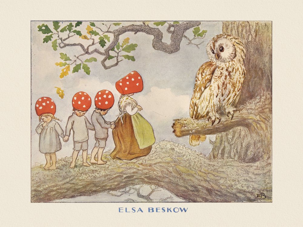 Les enfants du Père Noël - La chouette - Elsa Beskow
