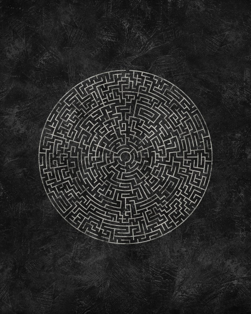 Labyrinthe circulaire complexe - Ema Paraschiv