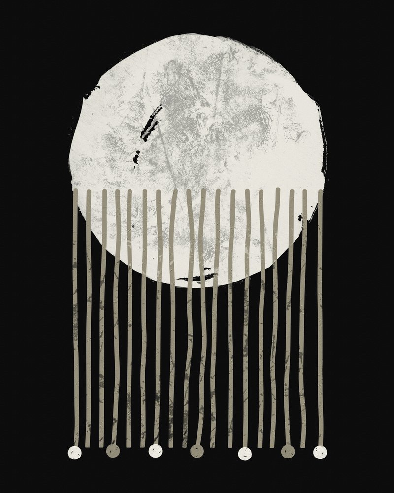 Lignes minimalistes de la Lune - Ema Paraschiv