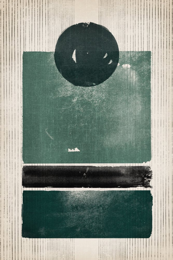Abstraction verte moderne - Ema Paraschiv