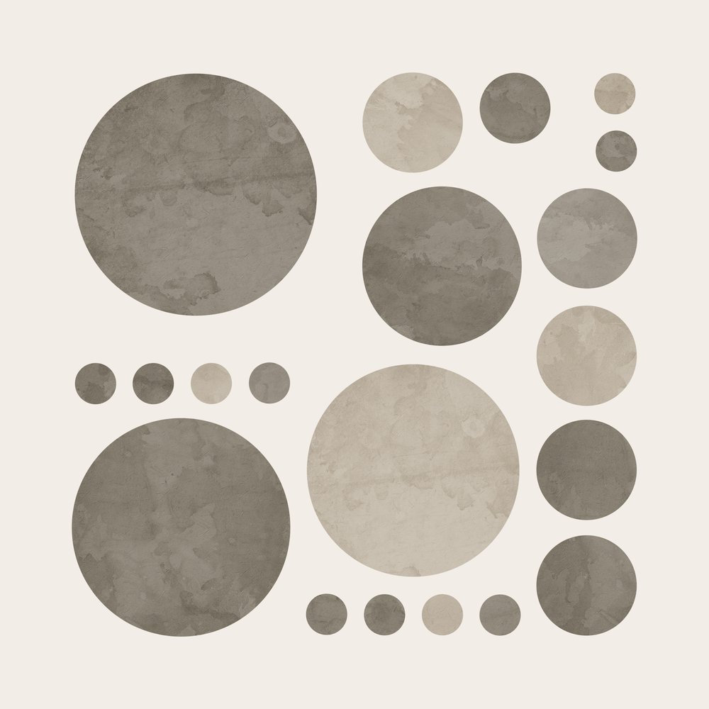 Cercles aux tons terreux et discrets - Ema Paraschiv