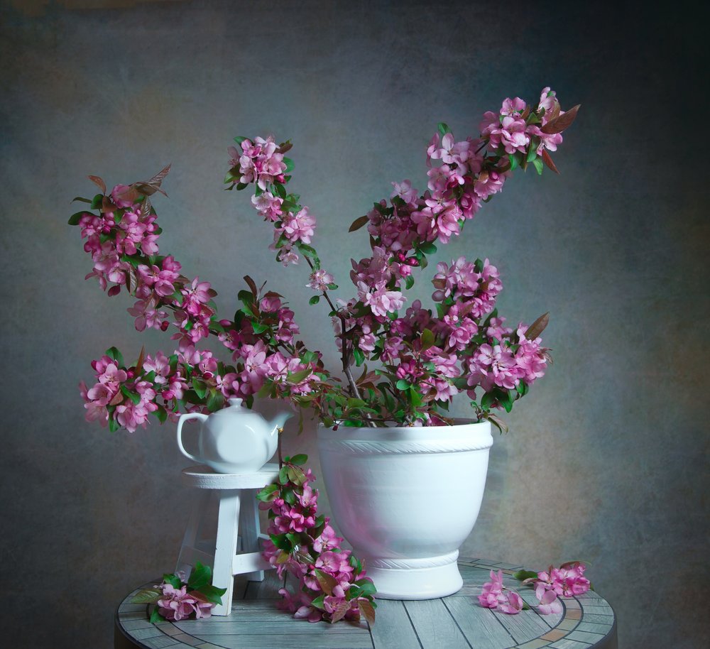 Nature morte florale élégante - Fangping Zhou