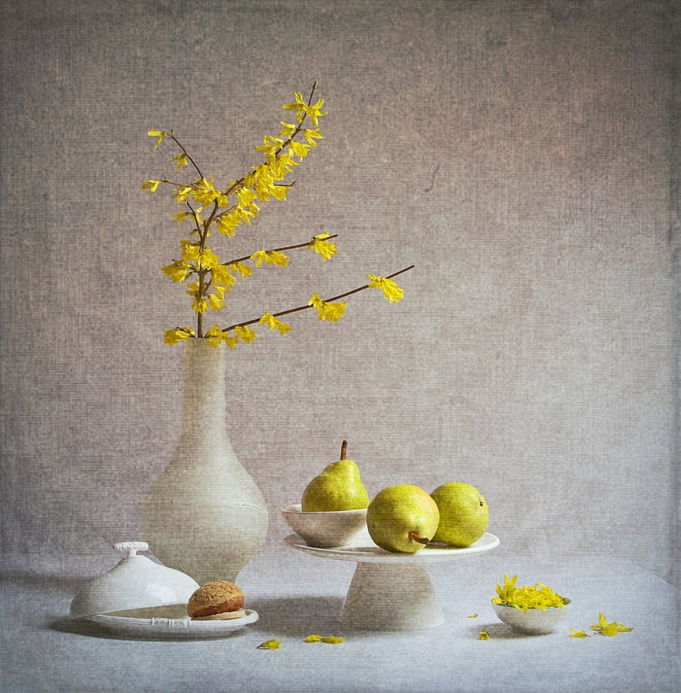 Fleurs jaunes, poires vertes - Fangping Zhou