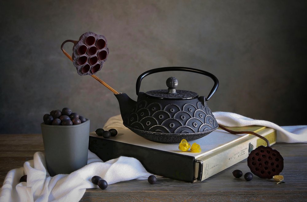 Théière Zen et baies - Fangping Zhou