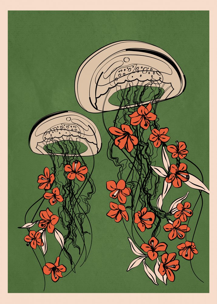 Méduse florale flottante - Flow Line