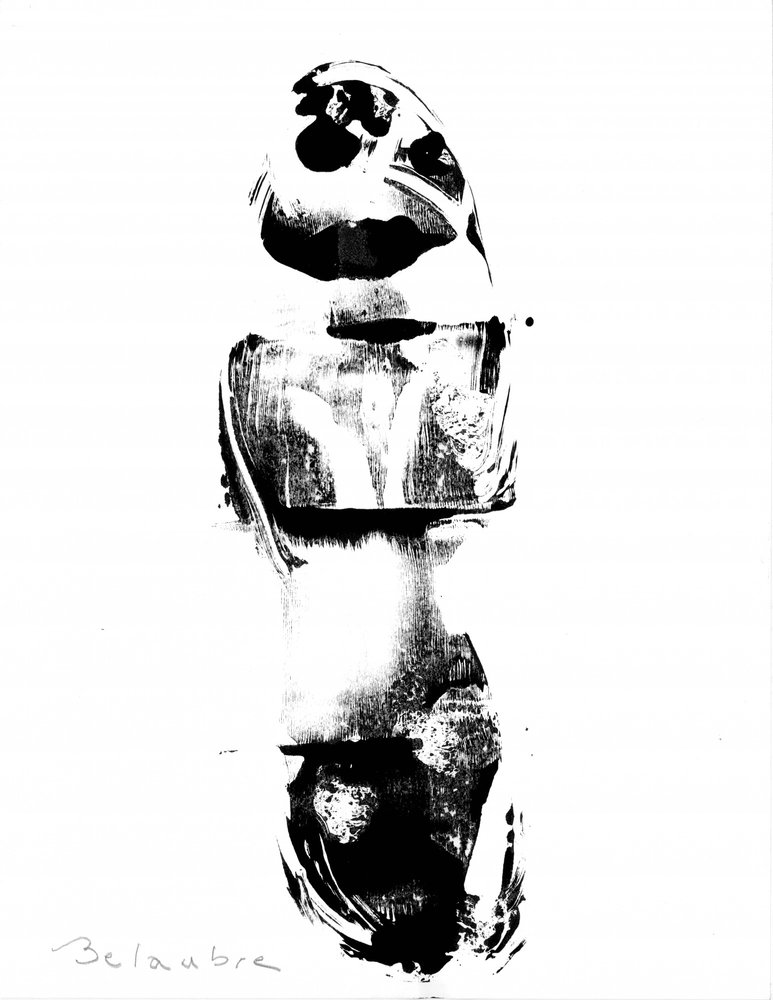 Silhouette abstraite d