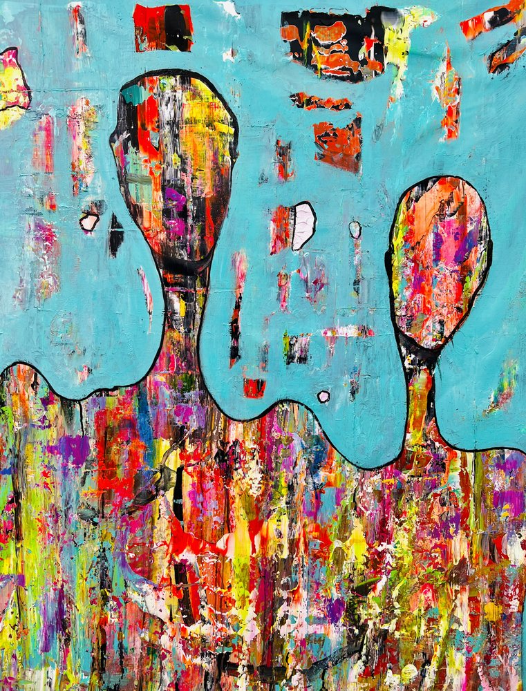 Personnages abstraits colorés - Fredrik Olsen
