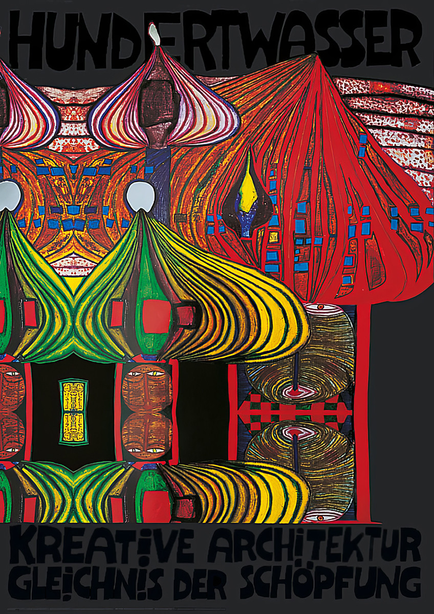 Architecture créative - Parabole de la création - Friedensreich Hundertwasser