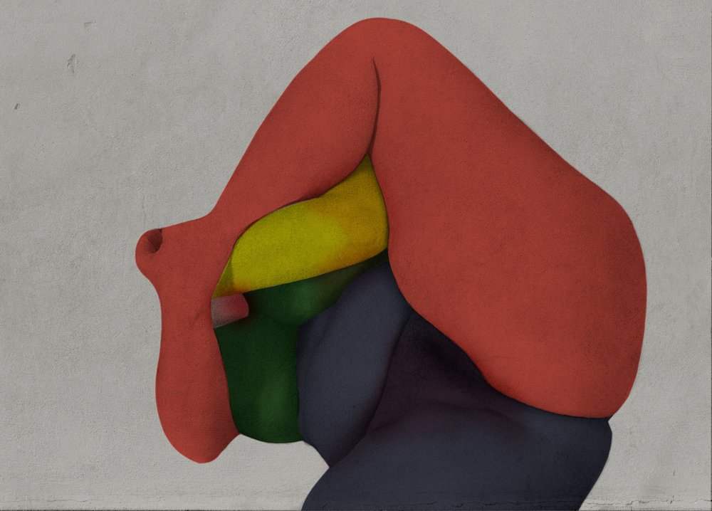 Formes abstraites entrelacées - Fuyuki Hattori