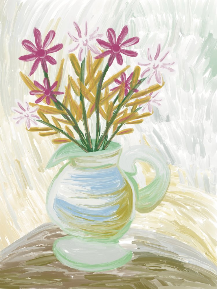 Nature morte florale éclatante - GIovanna Gil Alves