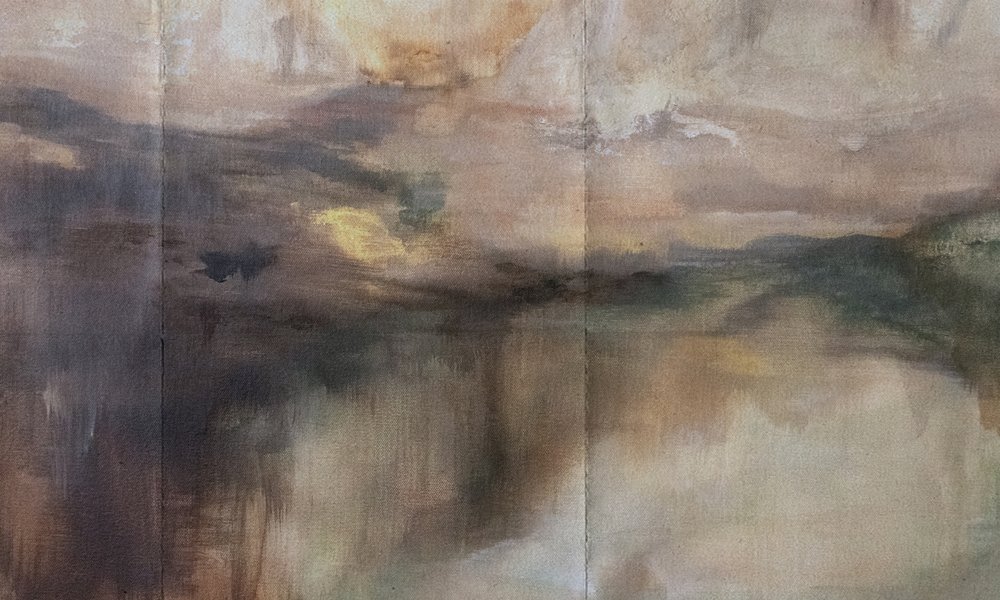 Paysage abstrait brumeux - Gemma Bardot