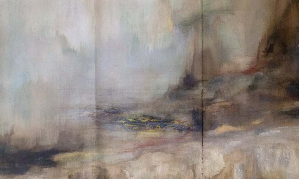 Paysage abstrait brumeux - Gemma Bardot