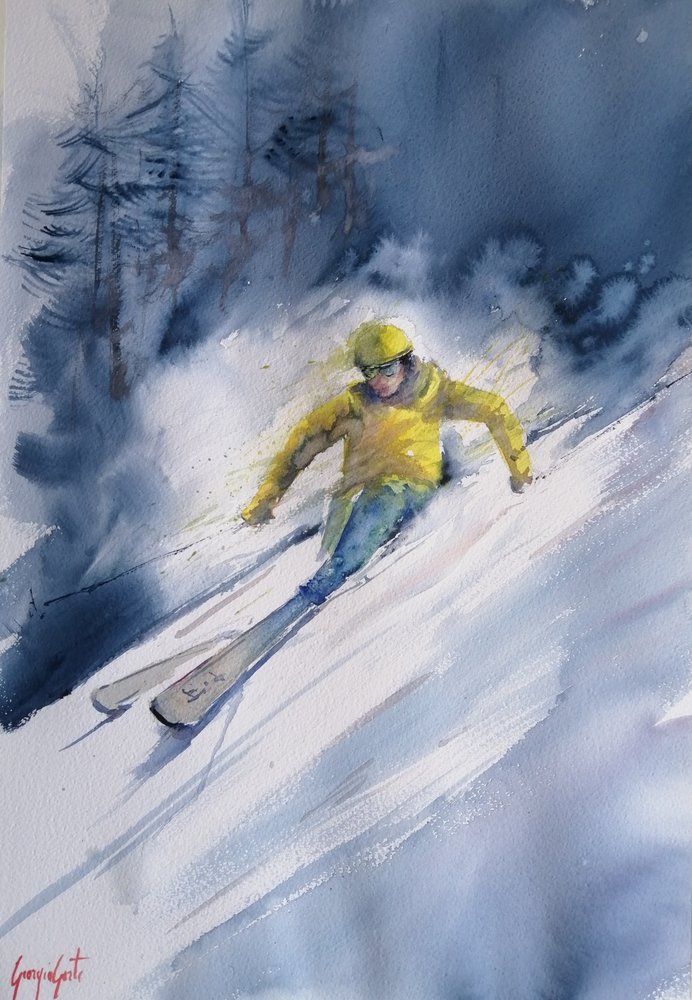 Les sensations fortes du ski alpin - Giorgio Gosti