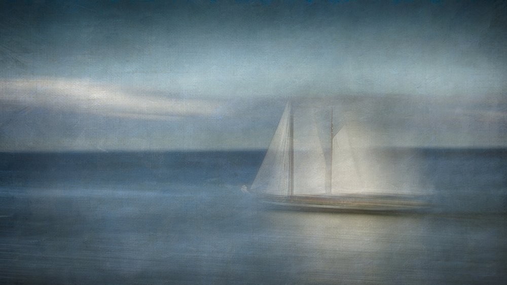 Un voilier de rêve en mer - Greetje van Son
