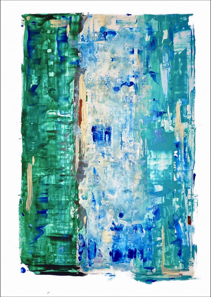 Abstrait : Couleurs océaniques modernes - Gustaf Tidholm