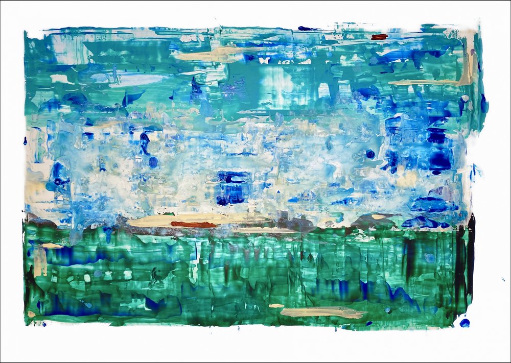 Horizon bleu-vert serein - Gustaf Tidholm