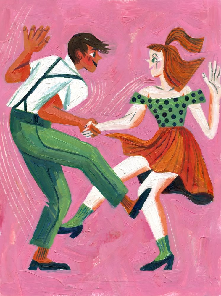 Couple de danseurs de swing - HUGO