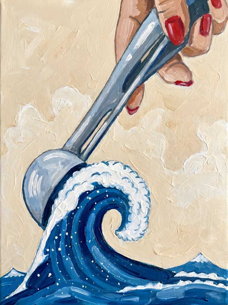 Cuillère fantaisie « Vague » - HUGO