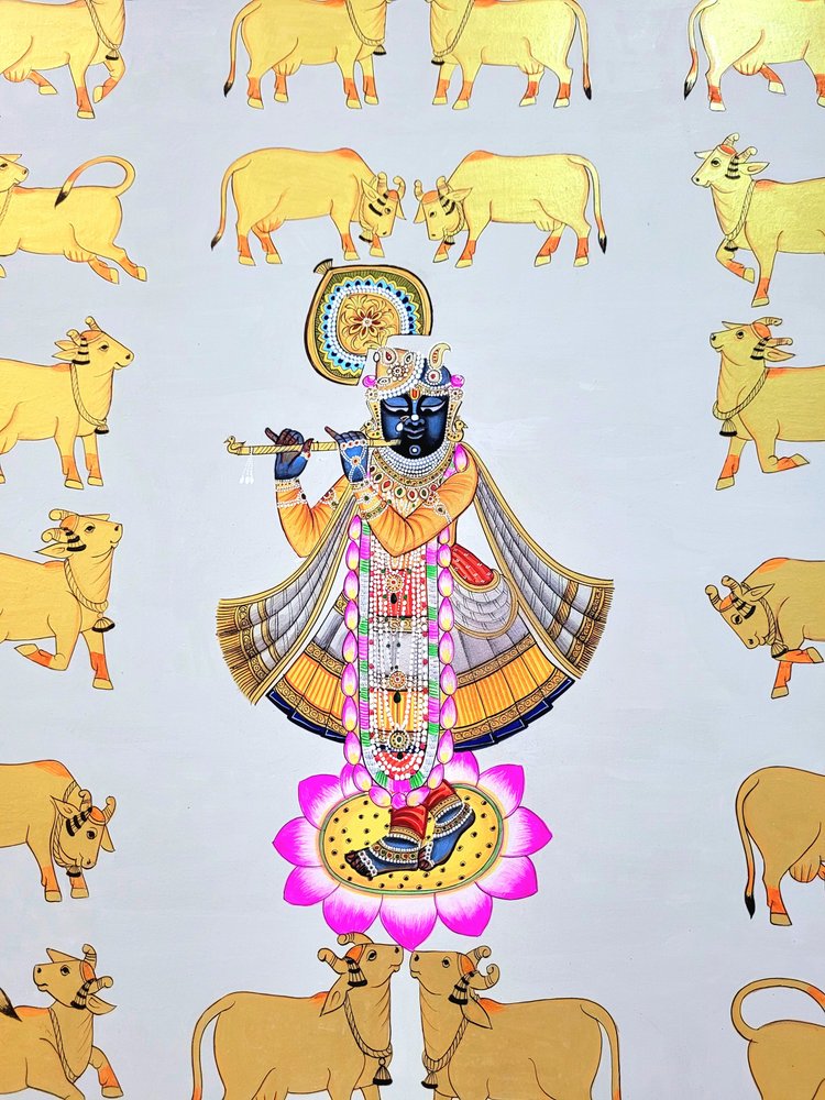 Krishna parmi les vaches dorées - IMAGINEERS STUDIO