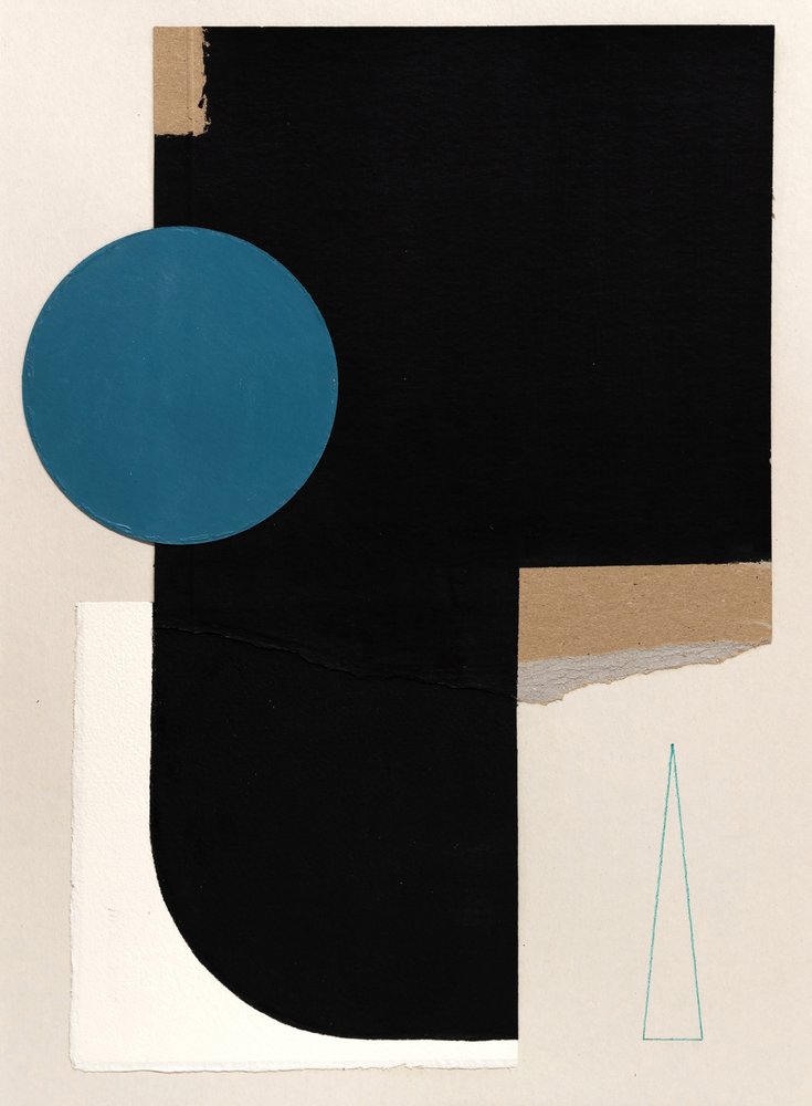 Collage géométrique abstrait - Ildefonso Martín