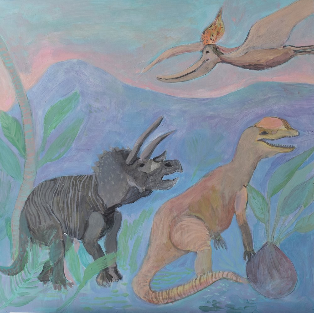 Les dinosaures de la jungle primitive - Iria Fernandez