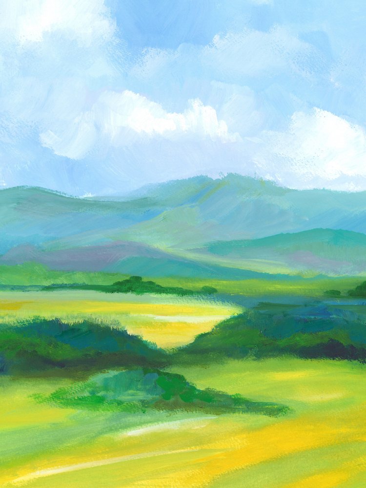 Paysage abstrait 04 - Isabelle Brent