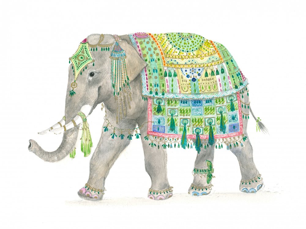 Éléphant décoratif - Isabelle Brent
