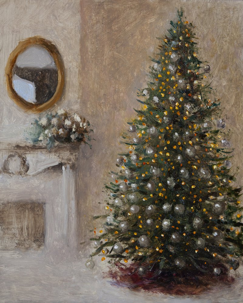 Une cheminée de Noël élégante - James Zamora