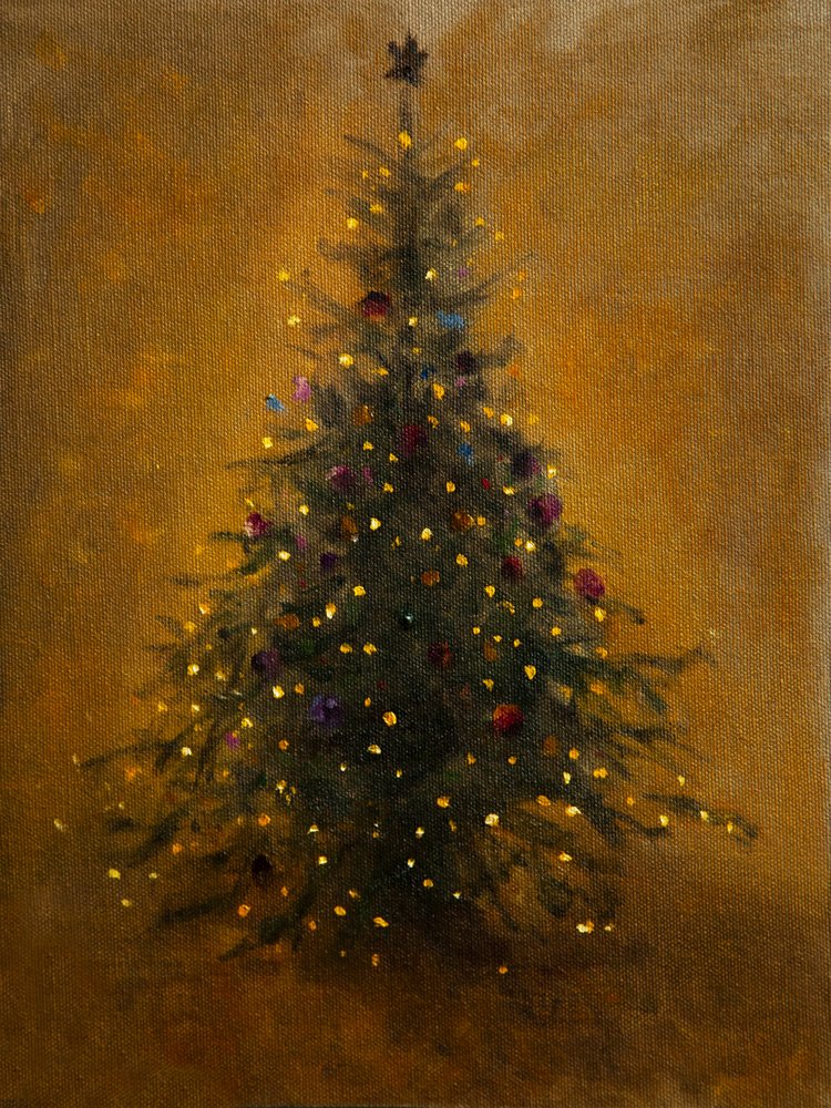 Sapin de Noël illuminé - James Zamora