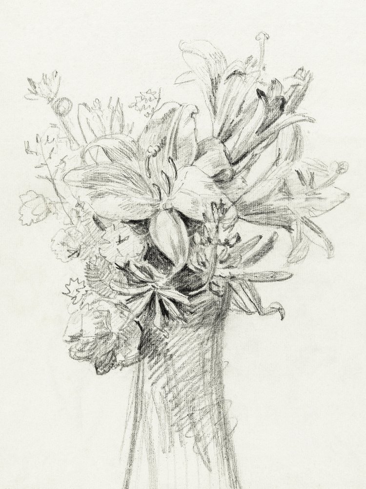 Des fleurs dans un vase - Jean Bernard