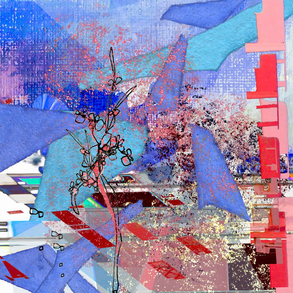 Composition florale abstraite - Jenja Braun
