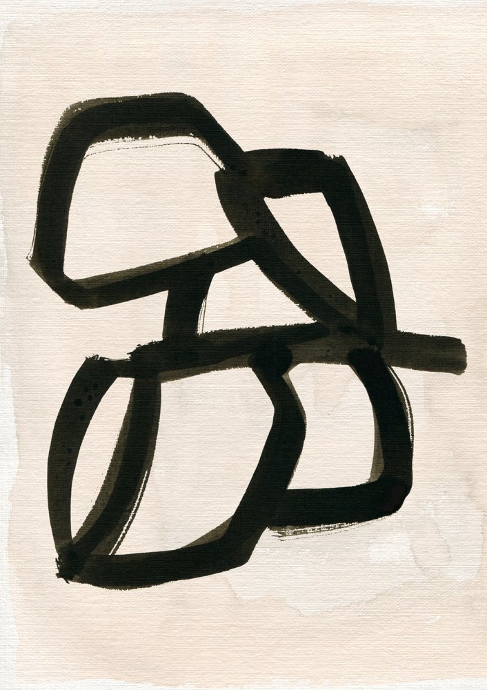 Formes abstraites audacieuses - Jenja Braun