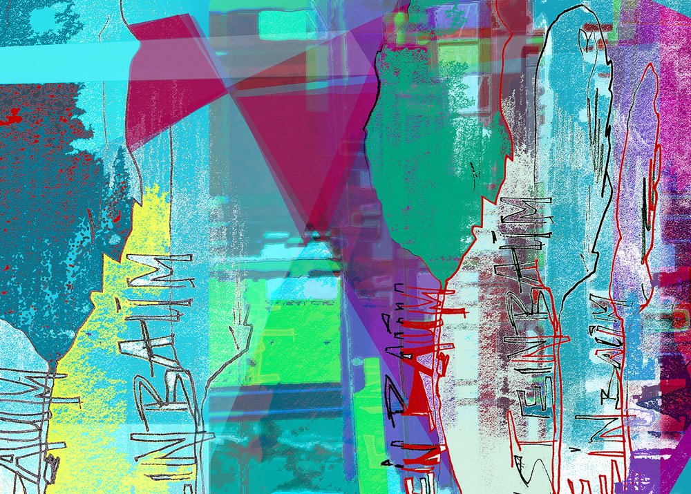 Couches abstraites dynamiques - Jenja Braun