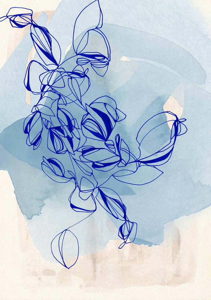 Flowing Blue Botanicals - Jenja Braun
