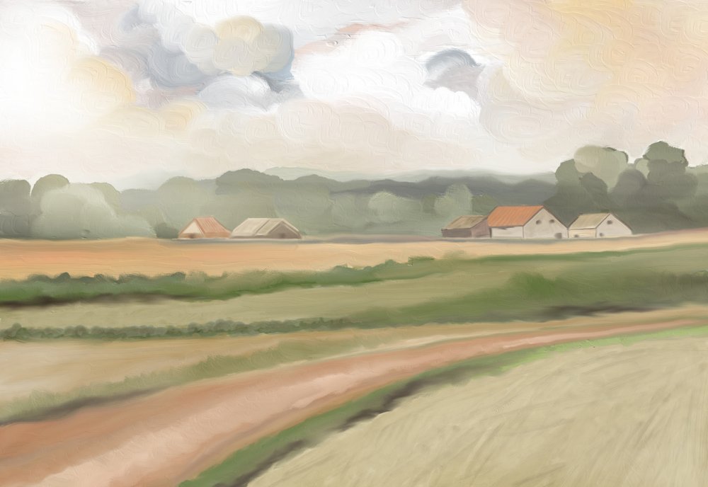 Champs rustiques à la campagne - Jenna Alheit