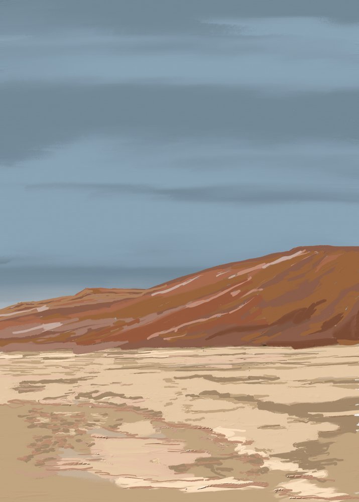 Paysage désertique serein - Jenna Alheit