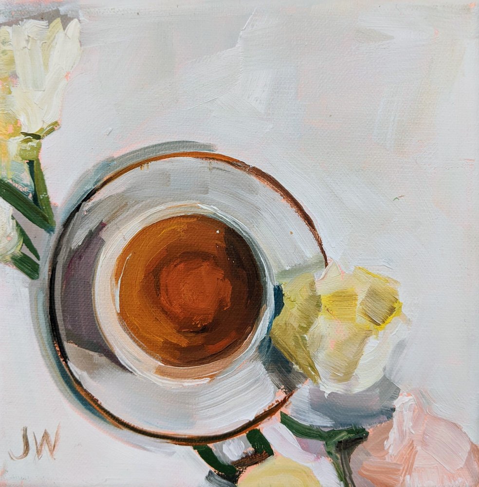 Fleurs et thé - Jenny Westenhofer