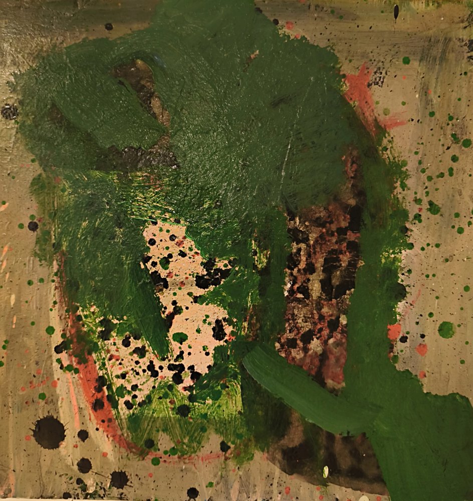 Éclaboussures de peinture verte vif - Joackim Schou Dahle