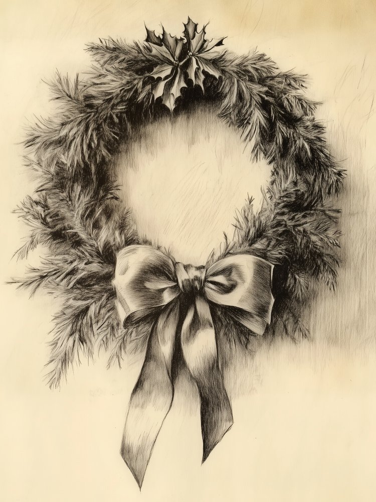 Une couronne de Noël élégante - Jolly and Dash