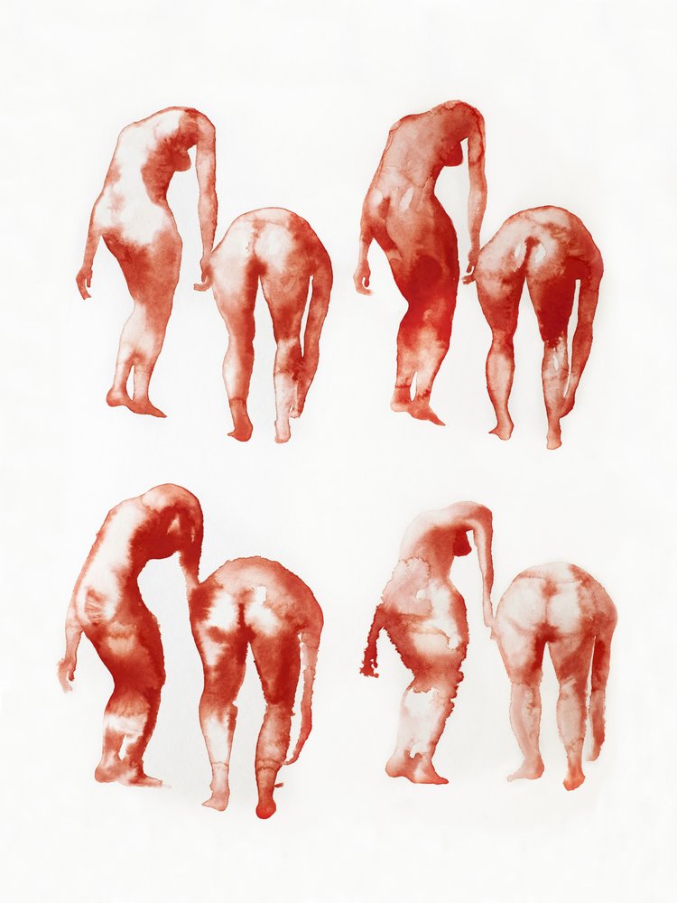 Formes nues en mouvement - Joshua Hoskins