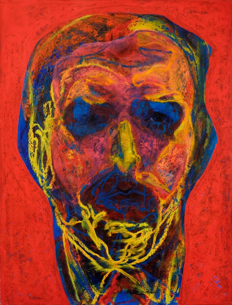 Un visage aux couleurs vives - Joshua Hoskins