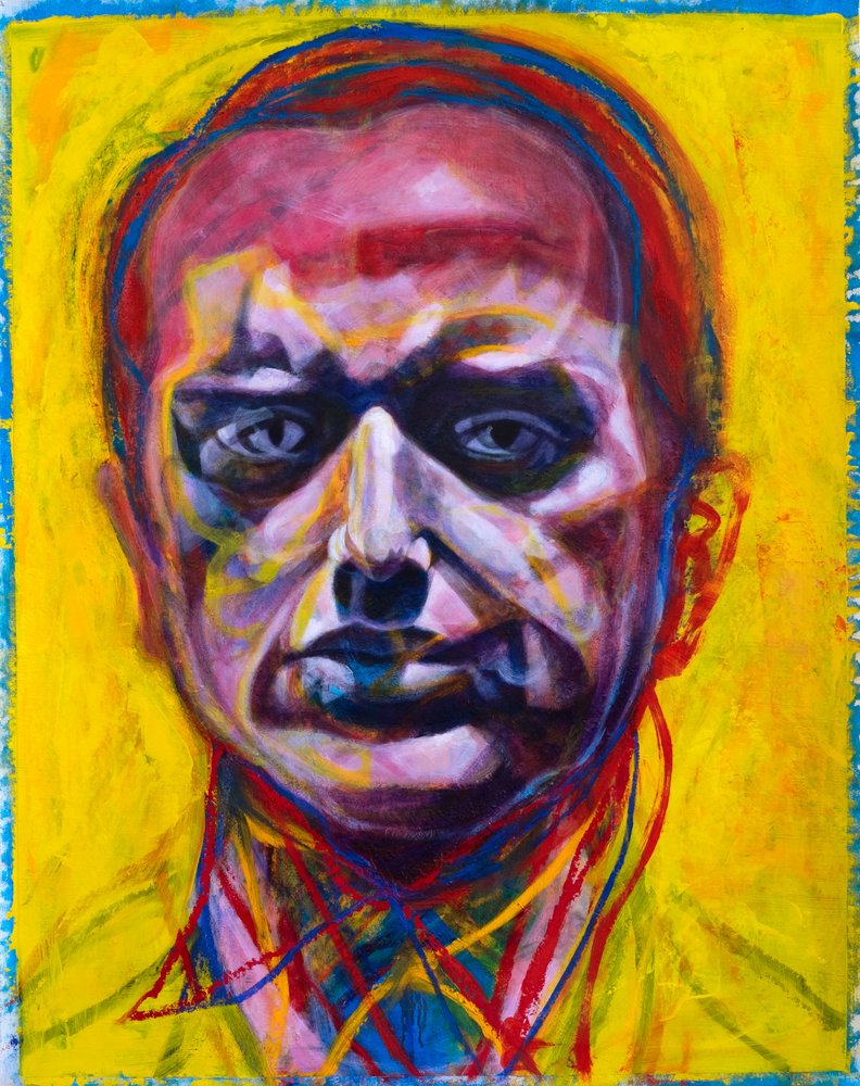 Portrait aux couleurs vives - Joshua Hoskins
