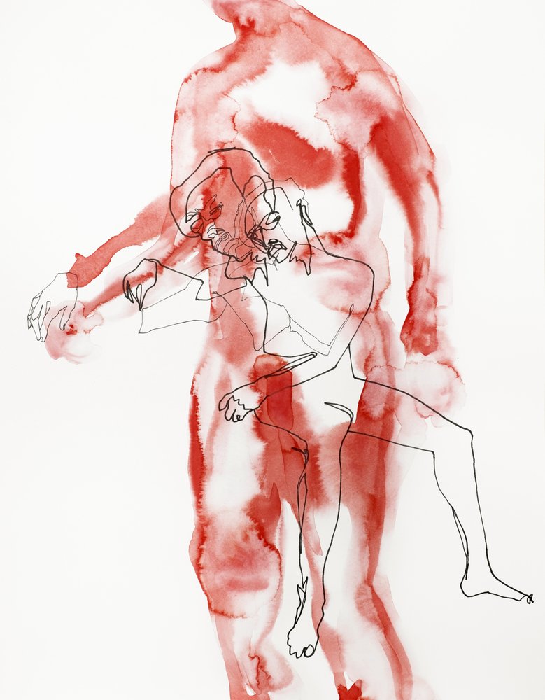 Étreinte rouge - Joshua Hoskins